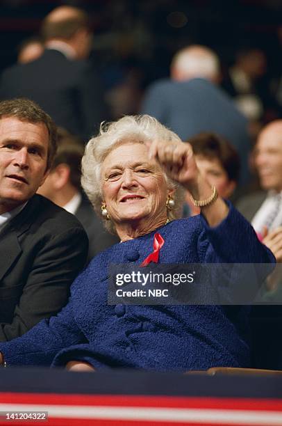 National Party Conventions -- "1992 Republican National Convention" -- Pictured: Campaign advisor to his father President George Bush/future U.S....