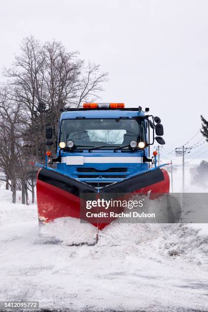 snow plough - snow plow stock pictures, royalty-free photos & images