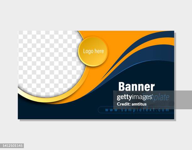 corporate banner - billboard design stock illustrations