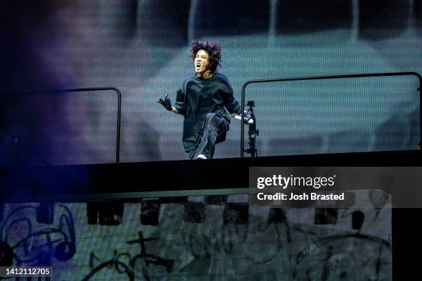 Hope performs during day 4 of Lollapalooza at Grant Park on July 31, 2022 in Chicago, Illinois.