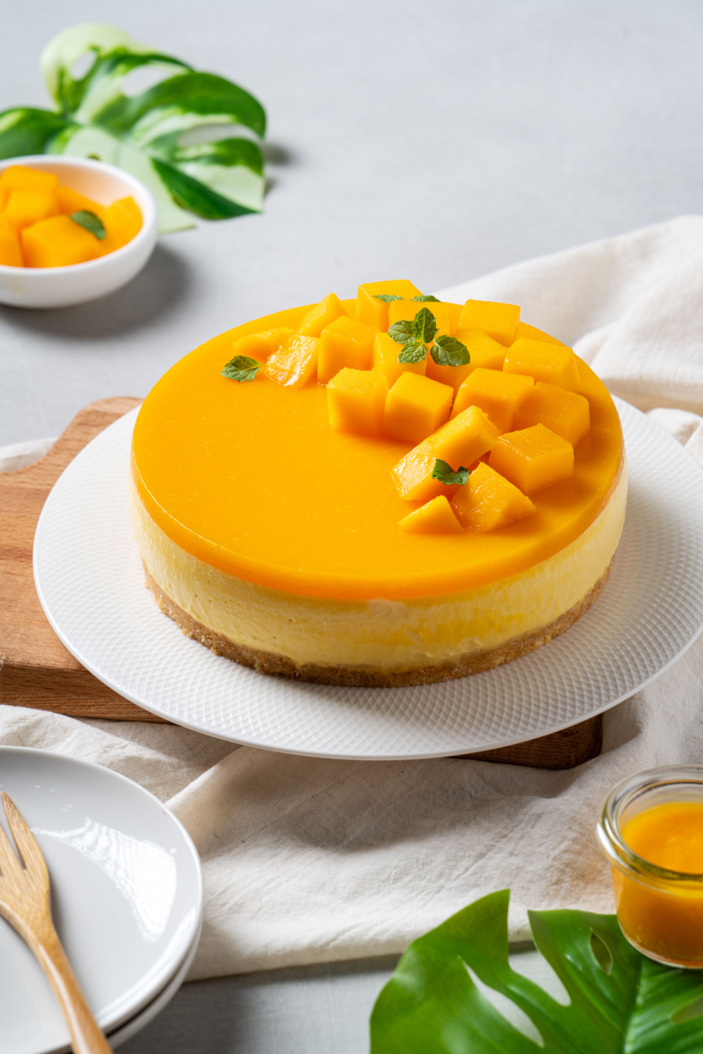 mango cheesecake