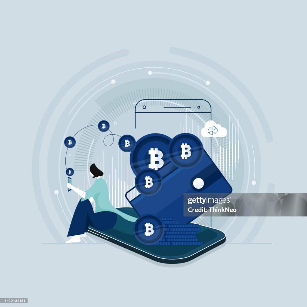 Cryptocurrency Wallet app, Bitcoin and Money Market with Block chain Technology