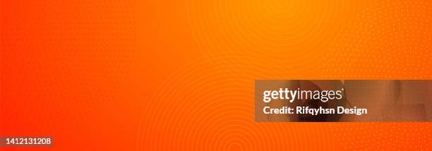abstract orange and red gradient geometric shape circle background. modern futuristic background. can be use for landing page, book covers, brochures, flyers, magazines, any brandings, banners, headers, presentations, and wallpaper backgrounds - orange background stock illustrations