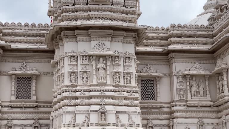 Baps Constuction 79 Baps Shri Swaminarayan Mandir Toronto Stock Videos, Footage, & 4K ...