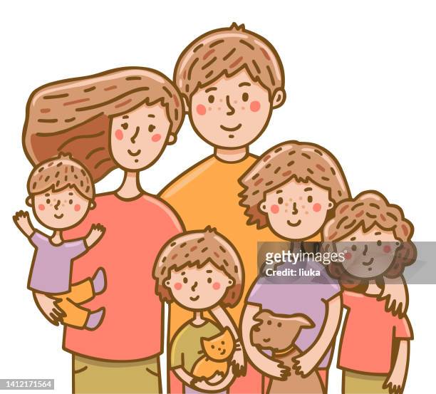 66 Big Family Cartoon Photos and Premium High Res Pictures - Getty Images