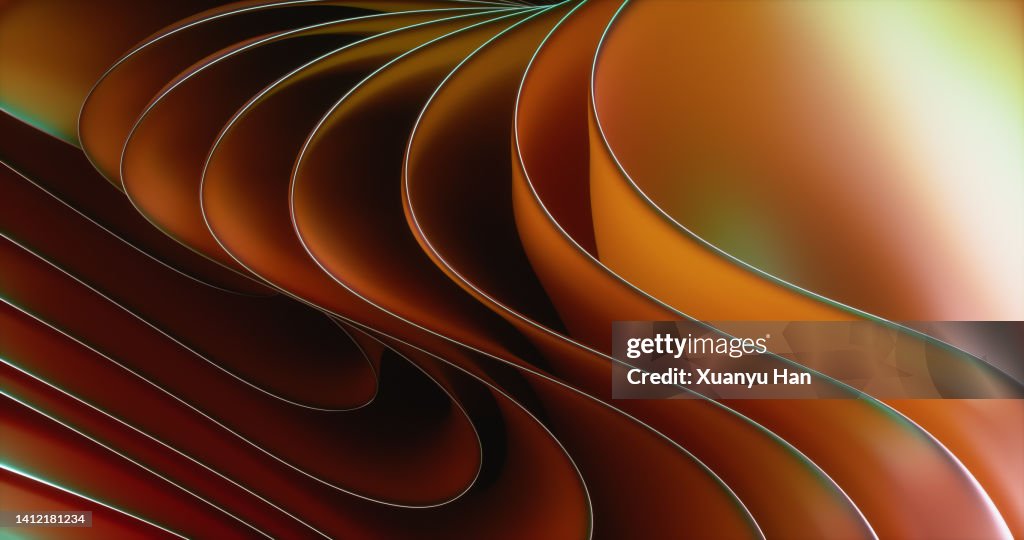 3D designa bstract wave pattern