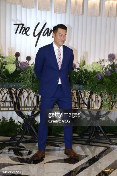 Actor Joseph Chang attends actor Tony Yang and Melinda Wang's wedding ceremony on July 31, 2022 in Taipei, Taiwan of China.