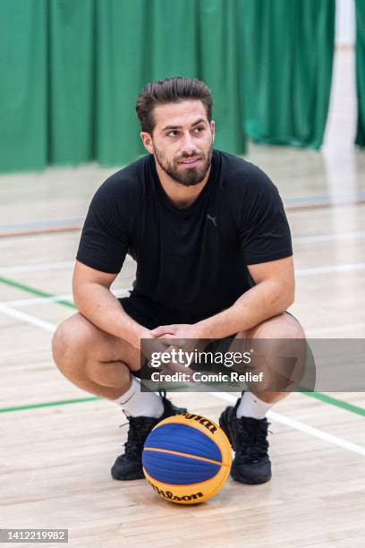 Personality, Kem Cetinay trains in preparation for the Sport Relief All-Star Games: Birmingham 2022. Two teams of para and non-disabled sporting...