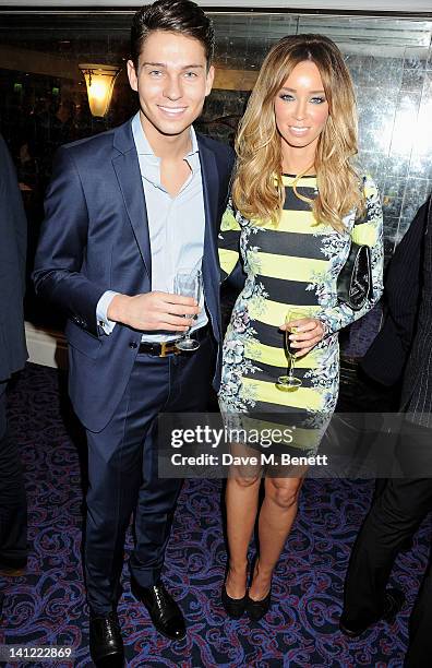 Joey Essex and Lauren Pope arrive at the TRIC Television and Radio Industries Club Awards at The Grosvenor House Hotel on March 13, 2012 in London,...