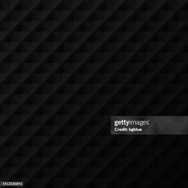 abstract black background - geometric texture - gray triangle background stock illustrations