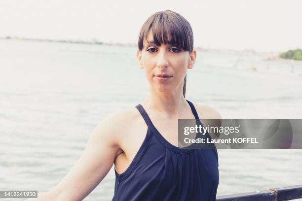 Portrait de l'actrice Maricel Alvarez le 3 septembre 2021 à Venise.