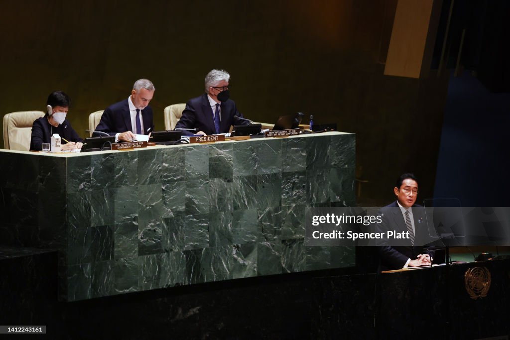 United Nations General Assembly Holds Tenth Annual Review Of The Nuclear Non-Proliferation Treaty