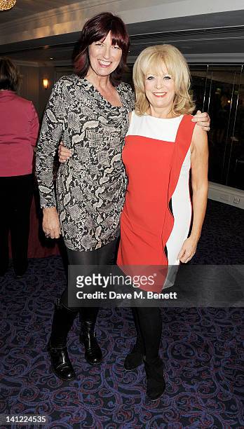 Janet Street-Porter and Sherrie Hewson arrive at the TRIC Television and Radio Industries Club Awards at The Grosvenor House Hotel on March 13, 2012...