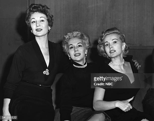 Pictured: The Gabor Sisters Entertainer/socialite Magda Gabor, actress Eva Gabor, actress Zsa Zsa Gabor -- Photo by: NBCU Photo Bank