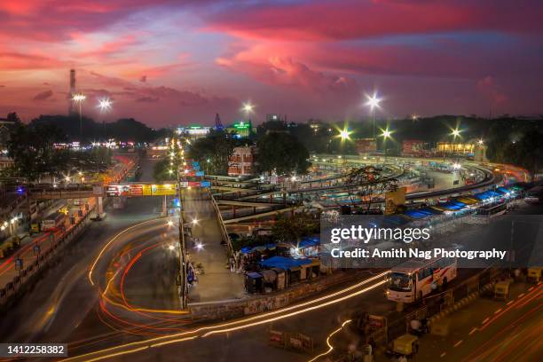 bangalore city kempe gowda bus-stand (majestic) - bangalore 個照片及圖片檔