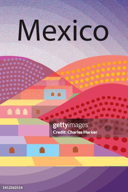 mexico  travel poster - cinco de mayo background stock pictures, royalty-free photos & images