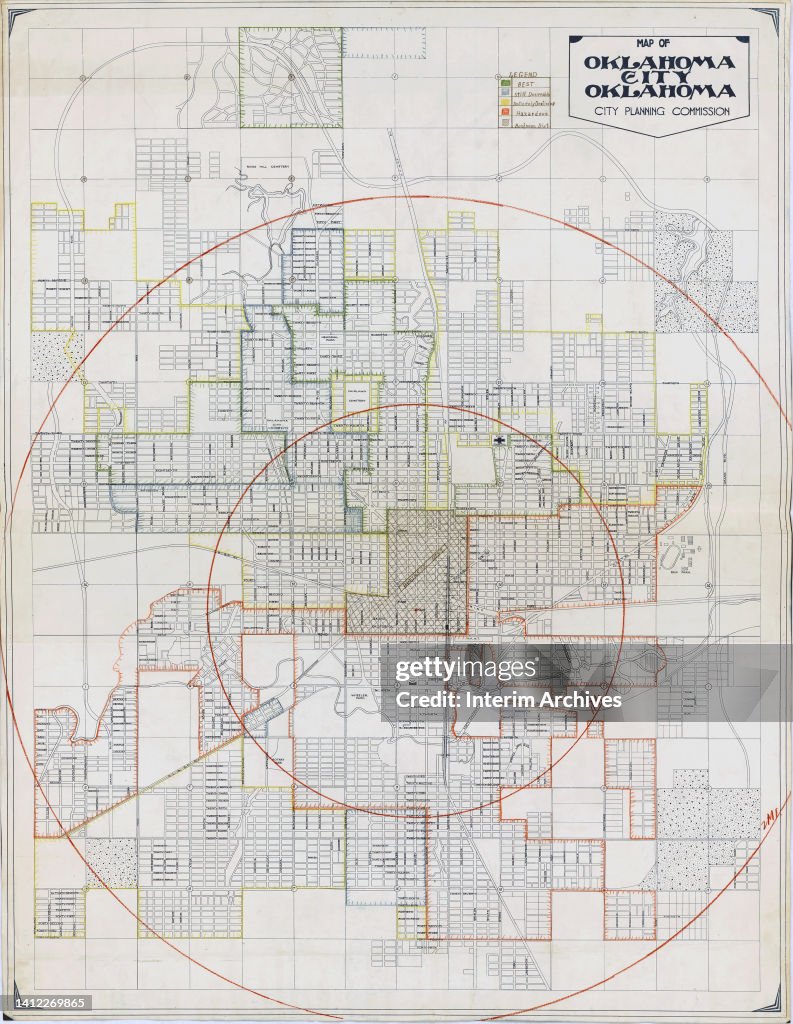 Residential Security Map For Oklahoma City, Oklahoma