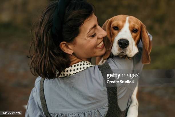 love my dog - hound stock pictures, royalty-free photos & images