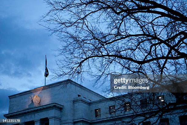 The Marriner S. Eccles Federal Reserve building stands in Washington, D.C., U.S., on Tuesday, March 13, 2012. Federal Reserve Chairman Ben S....