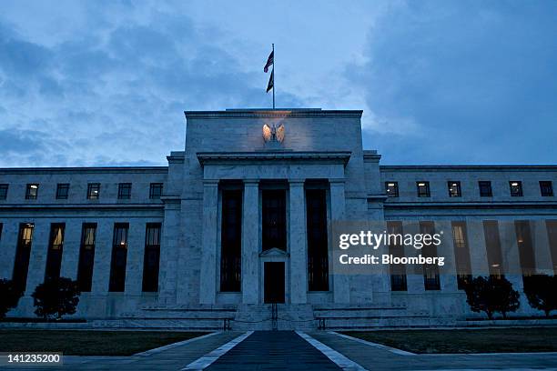 The Marriner S. Eccles Federal Reserve building stands in Washington, D.C., U.S., on Tuesday, March 13, 2012. Federal Reserve Chairman Ben S....