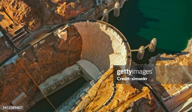 コロラド川のフーバーダム - hoover dam ストックフォトと画像