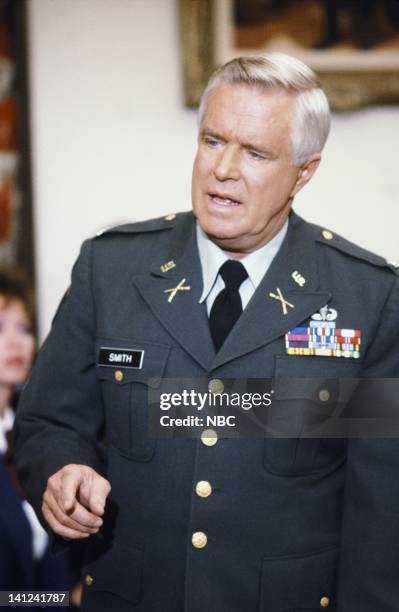 Trial by Fire" Episode 2 -- Pictured: George Peppard as John 'Hannibal' Smith -- Photo by: Bill Dow/NBCU Photo Bank
