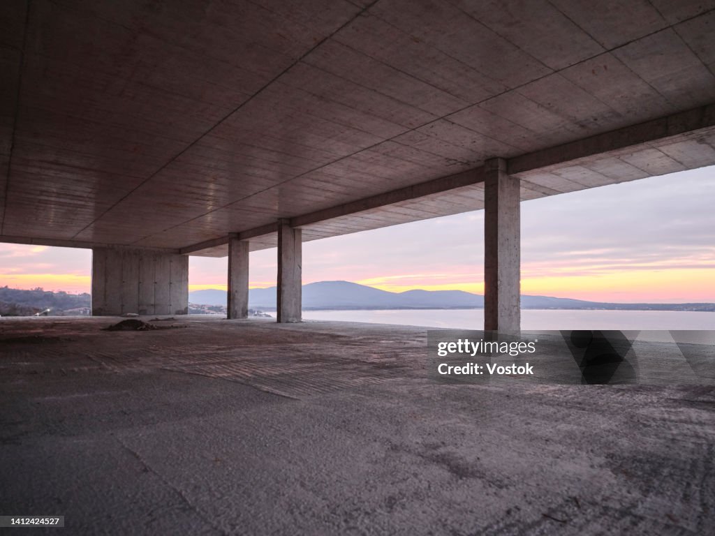 Building Sea Viewmodel Construction Of A Residential Building With A Sea View High-Res Stock ...