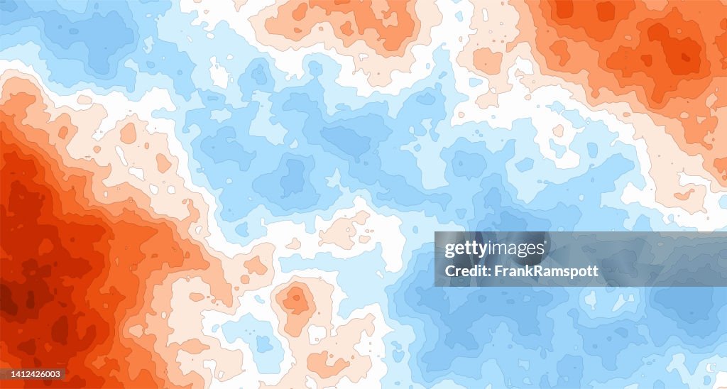 Cold Heat Pattern Generic Heat Cold Temperature Map 812 High-Res Vector Graphic - Getty ...