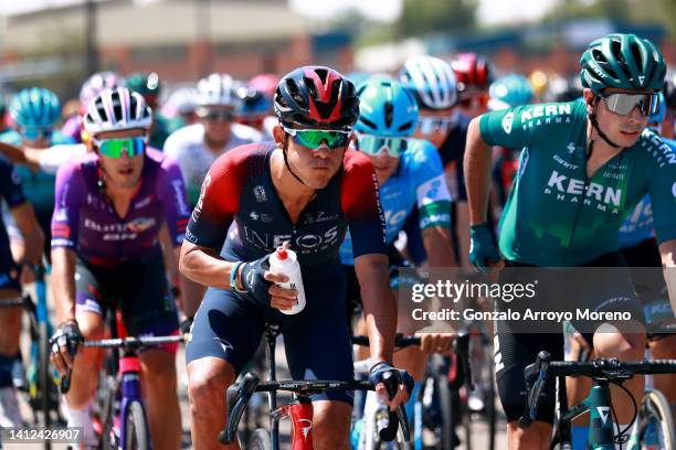 Andrey Amador Bikkazakova of Costa Rica and Team INEOS Grenadiers competes during the 44th Vuelta a Burgos 2022- Stage 1 a 157km stage from Catedral...