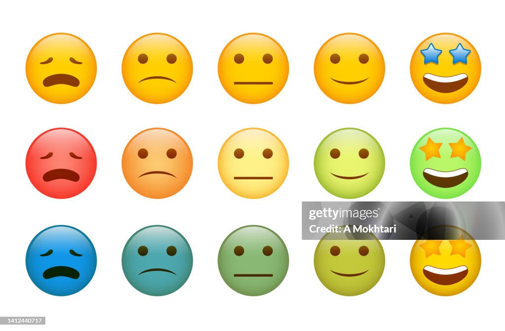 Evaluation satisfaction emoticon.