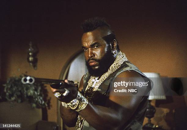 Water, Water Everywhere" Episode 10 -- Pictured: Mr. T as B.A. Baracus -- Photo by: NBCU Photo Bank