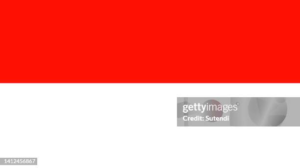 indonesian flag - bandera indonesia fotografías e imágenes de stock
