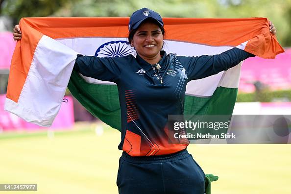 India Rinki Pinki of Team India celebrates winning gold in Women's Fours - Gold ...