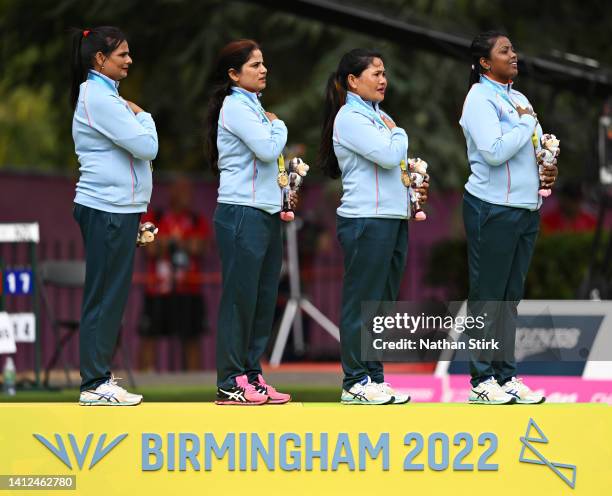 Rupa Rani 429 Lawn Bowls Commonwealth Games Day 5 Stock Photos, High-Res Pictures ...
