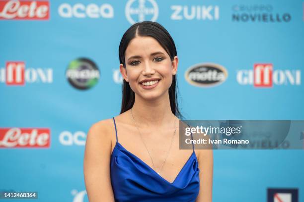 Sabrina Corti attends the photocall at the Giffoni Film Festival 2022 on July 30, 2022 in Giffoni Valle Piana, Italy.