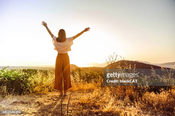 feeling of freedom - freedom stock pictures, royalty-free photos & images