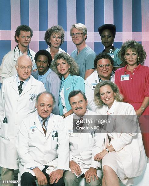 Season 5 -- Pictured: David Morse as Dr. Jack 'Boomer' Morrison, Christina Pickles as Nurse Helen Rosenthal, Ed Begley Jr. As Dr. Victor Ehrlich,...