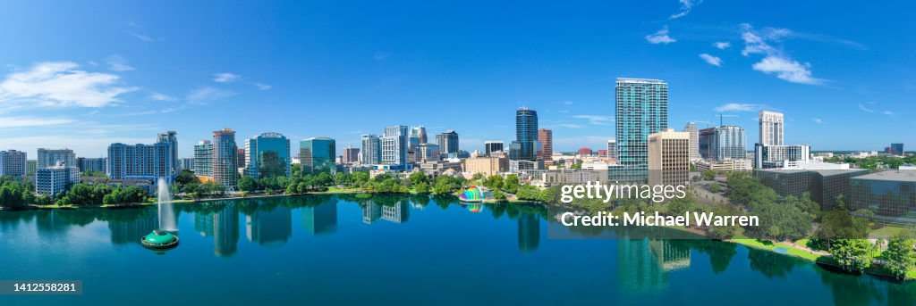 Orlando, Florida Skyline Panorama View