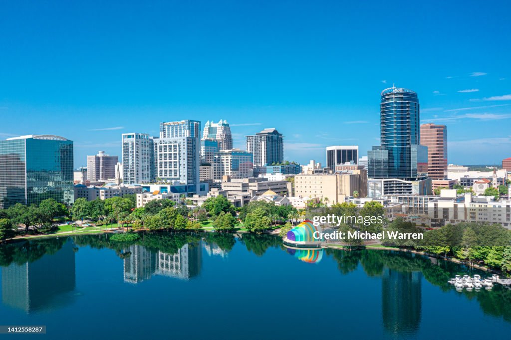 Orlando, Florida Skyline Aerial