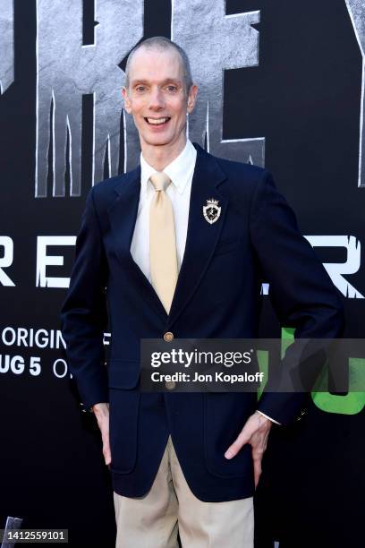 Doug Jones attends the Premiere of 20th Century Studios' "Prey" at Regency Village Theatre on August 02, 2022 in Los Angeles, California.