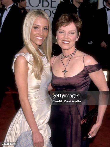 Pat Benatar and daughter Haley Giraldo at the 59th Annual Golden Globe Awards, Beverly Hilton Hotel, Beverly Hills.