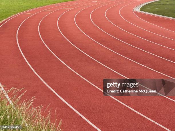 outdoor sports track - spelregels stockfoto's en -beelden