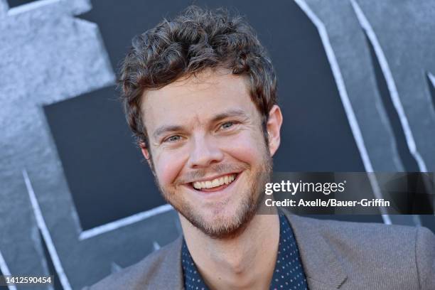 Jack Quaid attends the Premiere of 20th Century Studios' "Prey" at Regency Village Theatre on August 02, 2022 in Los Angeles, California.