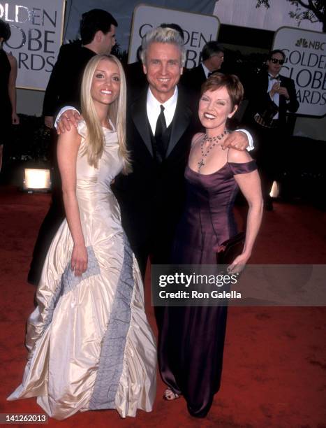 Pat Benatar, Neil Giraldo, and daughter Haley Giraldo at the 59th Annual Golden Globe Awards, Beverly Hilton Hotel, Beverly Hills.