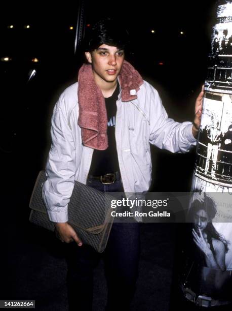 Ralph Macchio at the Rehearsals for Play 'Cuba & His Teddy Bear', Longacre Theatre, New York City.