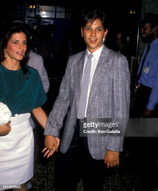 Ralph Macchio and Phyllis Fierro at the Premiere of 'Midnight Run', Sutton Theater, New York City.
