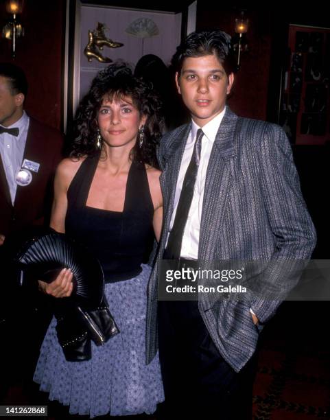 Ralph Macchio and Phyllis Fierro at the NY Premiere of 'Great Balls of Fire', Ziegfeld Theater, New York City.