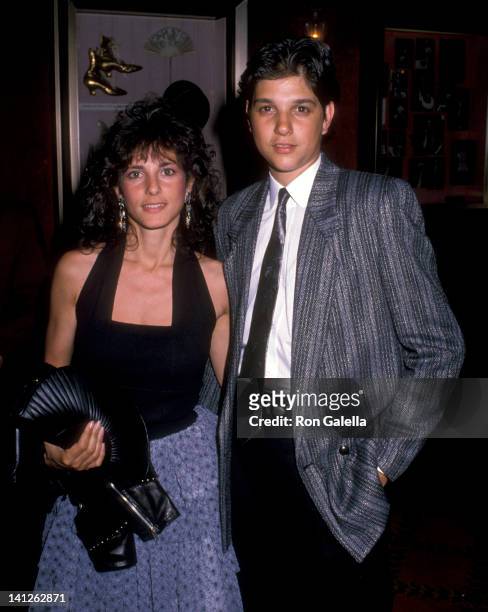Ralph Macchio and Phyllis Fierro at the NY Premiere of 'Great Balls of Fire', Ziegfeld Theater, New York City.