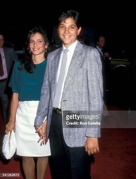 Ralph Macchio and Phyllis Fierro at the Premiere of 'Midnight Run', Sutton Theater, New York City.