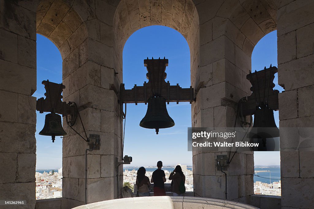 Visitors at the Torre de Poniente Cathedral tower